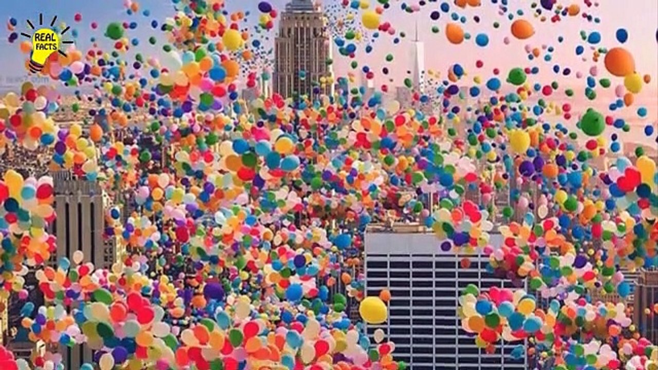 What Happened...When 1.5 Million Balloons Released In The Air