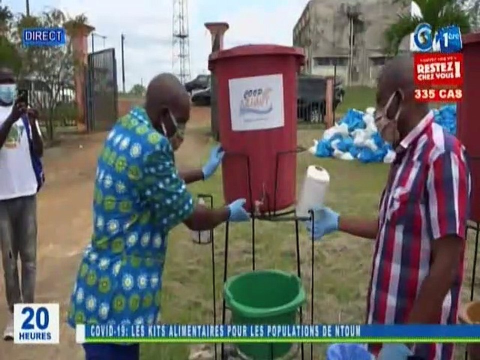 RTG / Covid-19 : Don de kits alimentaires du député du premier arrondissement aux populations de Ntoum