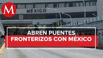 Afluencia vehicular en puentes fronterizos de Reynosa Tamaulipas