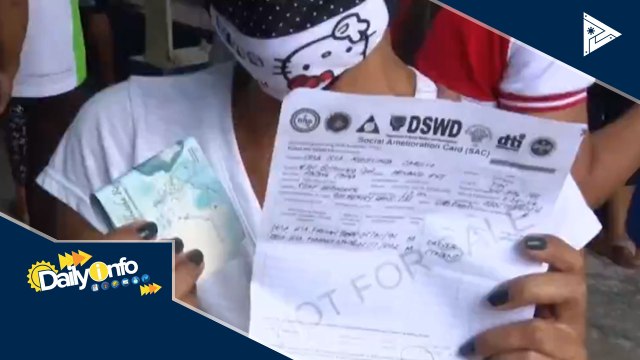 SAP beneficiaries na nakatanggap na ng cash aid, ipinaskil na online