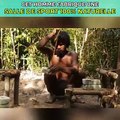 Cet homme fabrique une salle de sport 100% naturelle