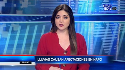 Viviendas y cultivos afectados por lluvias en Napo
