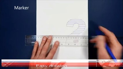 How to draw  letter 2 in 3D