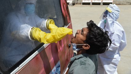 India’s mobile coronavirus testing van hits New Delhi streets