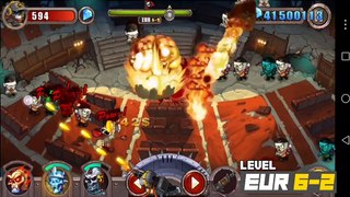 EUROPA- STAGE 6 , LEVEL: 1 - 7 | ZOMBIE EVIL - GAMEPLAY ANDORID Y IOS