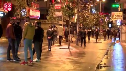 Kısıtlamanın kalkmasıyla Şirinevler meydanı doldu