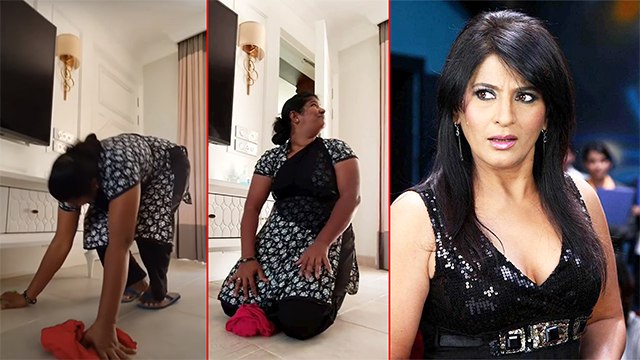 Archana Puran Singh's Maid Bhagyashri Invents New Style Of Yoga