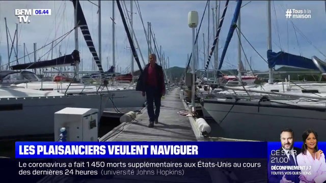 Coronavirus: les plaisanciers veulent naviguer à nouveau