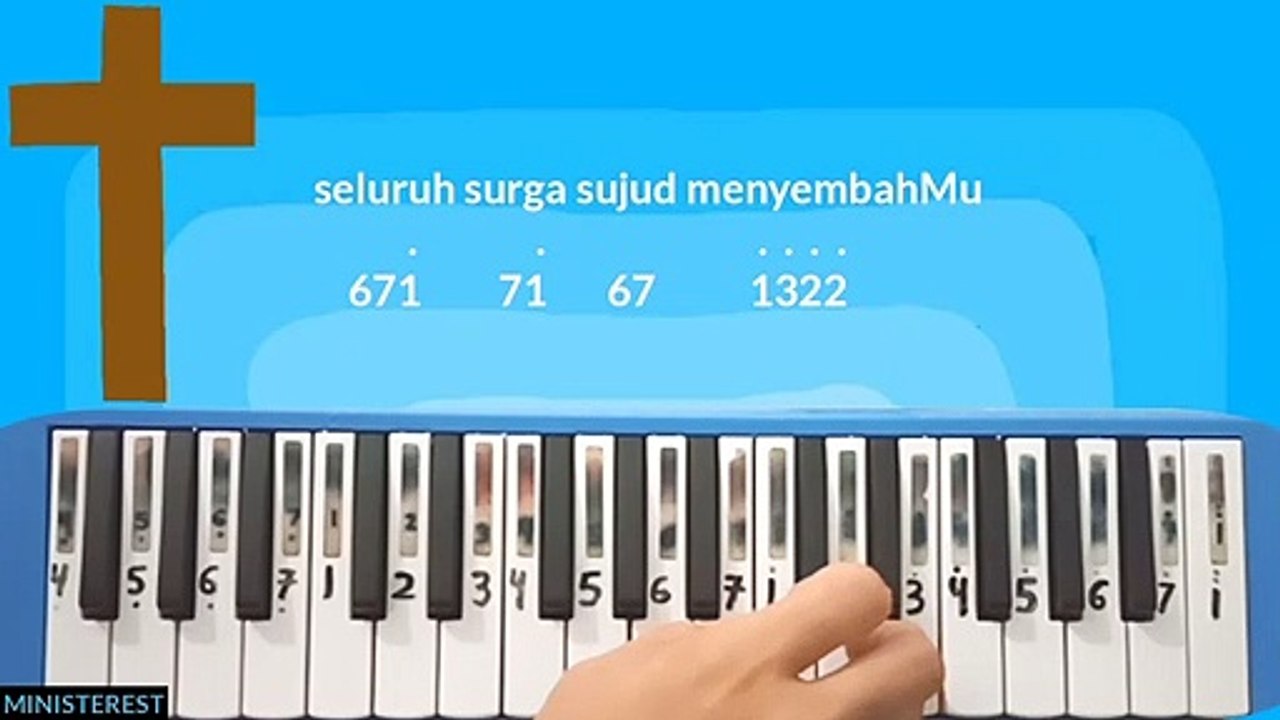 NOT PIANIKA LAGU KUDUS KUDUSLAH TUHAN [JCLF] | LAGU ROHANI
