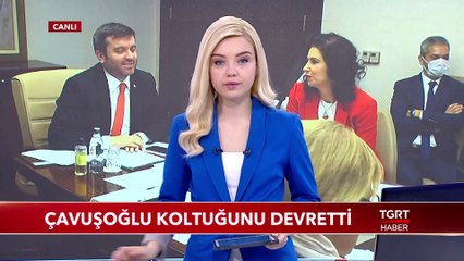 Bakan Çavuşoğlu Koltuğunu Devretti