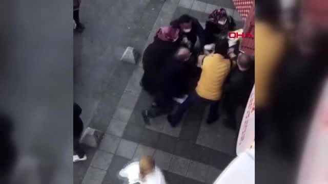 ÜMRANİYE'DE KADINLARIN KAVGASI KAMERADA