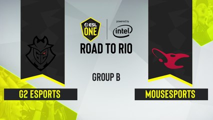 CSGO - mousesports vs. G2 Esports [Dust2] Map 3 - ESL One Road to Rio - Group B - EU