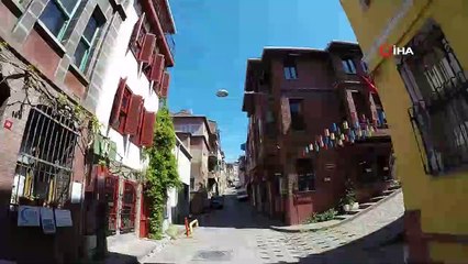 İstanbul’un tarihi dar sokaklarında korona virüs etkisi