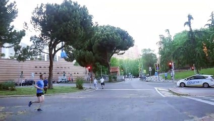 Spaniards allowed out for the first time in almost 50 days