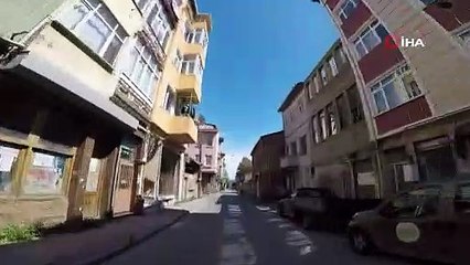 İstanbul'un tarihi dar sokaklarında korona virüs etkisi