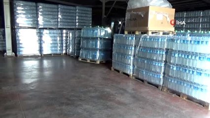 Su fabrikaları korona virüse rağmen üretime ara vermedi, saatte 50 ton su şişeleniyor
