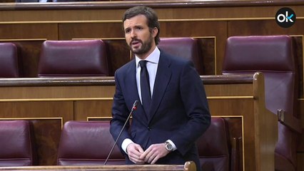 Pablo Casado: "A día de hoy no podemos apoyar el estado de alarma"