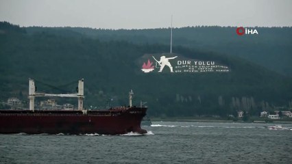 Rus Savaş Gemisi ’Novocherkassk’ Çanakkale Boğazı’nda