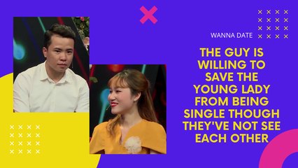 THE GUY IS WILLING TO SAVE THE YOUNG LADY FROM BEING SINGLE THOUGH THEY'VE NOT SEE EACH OTHER