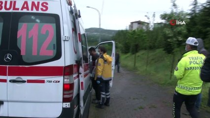 Kontrolden çıkan hafriyat kamyonu makaslayarak durabildi: 1 yaralı