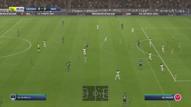 Girondins de Bordeaux - Stade de Reims sur FIFA 20 : résumé et buts (Ligue 1 - 31e journée)