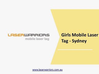 Girls Mobile Laser Tag - Sydney