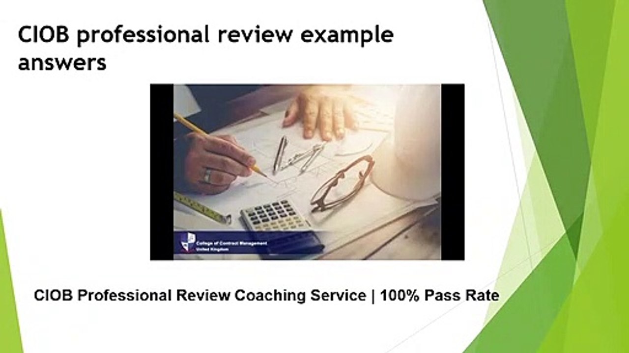 ciob professional review example answers
