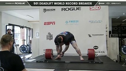 Hafthor Julius Björnsson, « La Montagne » de « Game of Thrones », soulève 501 kg