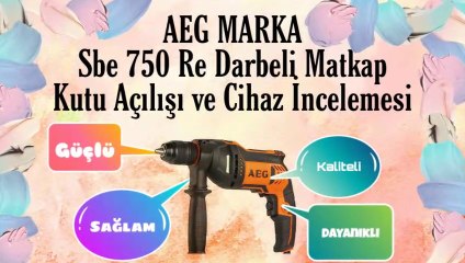 AEG SBE 750 RE 750W Darbeli Matkap - hepsiburada.com