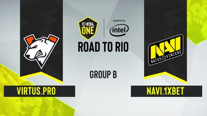 CSGO - Virtus.pro vs. NAVI.1XBET [Train] Map 2 - ESL One Road to Rio - Group B - CIS