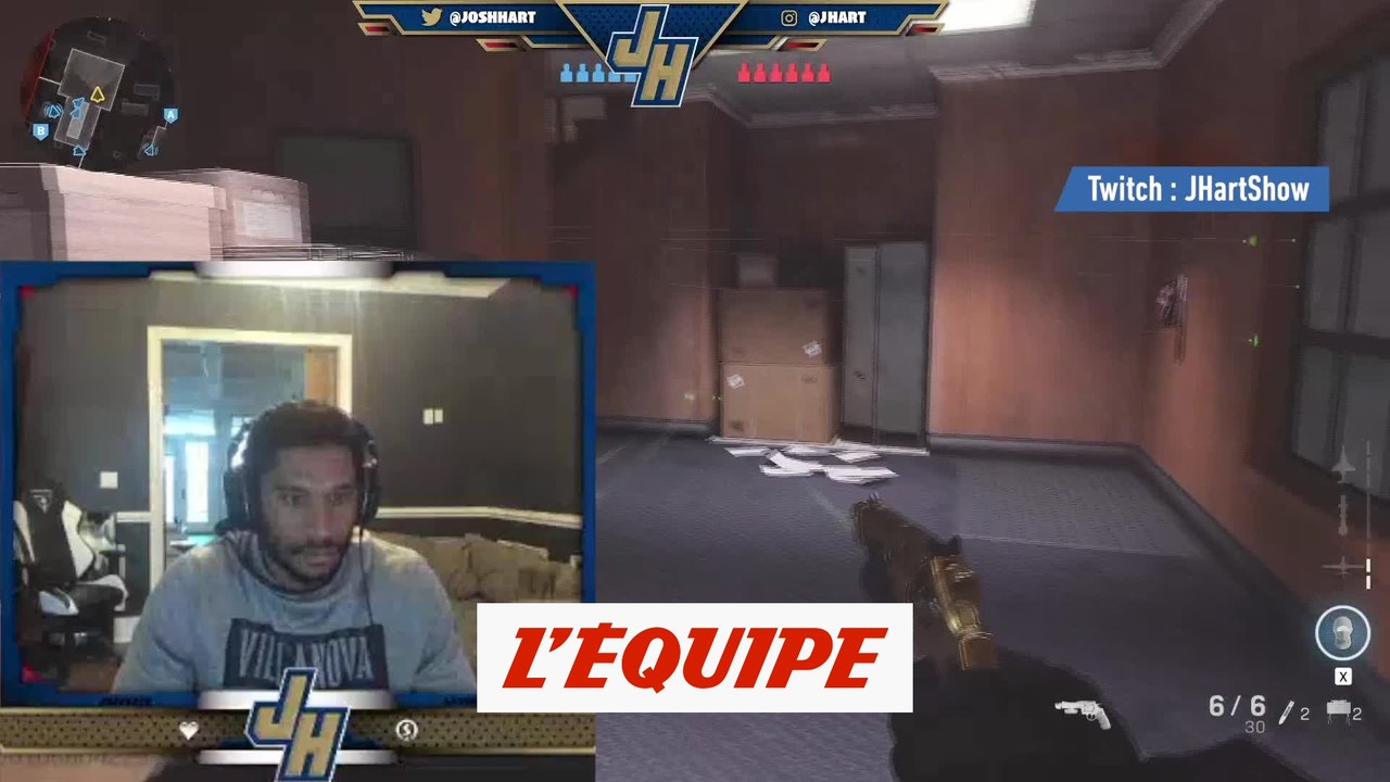 Josh Hart explose son clavier - Basket - WTF