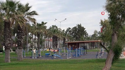 Mersin sahillerinde korona virüs sakinliği