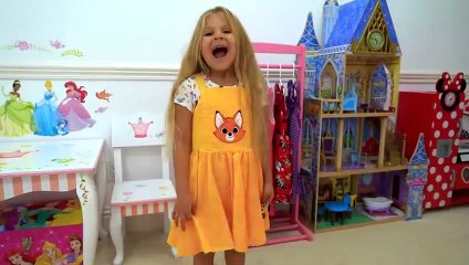 Diana and her school morning routine Диана и ее утренняя рутина