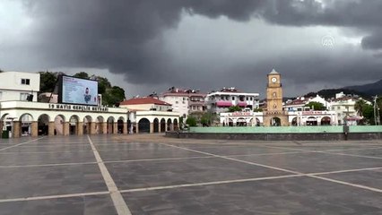 Marmaris'te "evde kal" çağrısına büyük oranda uyuluyor