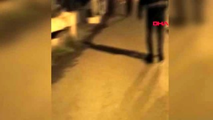 Zonguldak'ta aşeren kadına polis kola götürdü