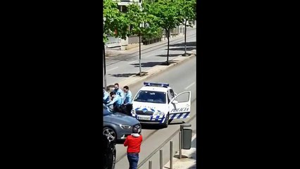 Condutor em fuga à PSP travado de armas apontadas após perseguição aparatosa