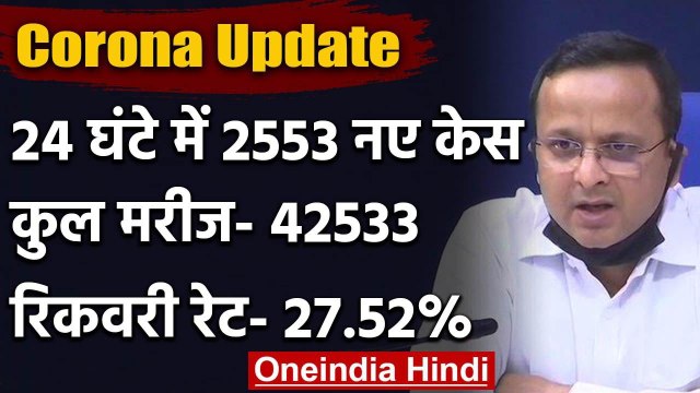 Coronavirus Patients की संख्यया 42 हजार के पार, 24 घंटे में 2553 New Corona Cases | वनइंडिया हिंदी