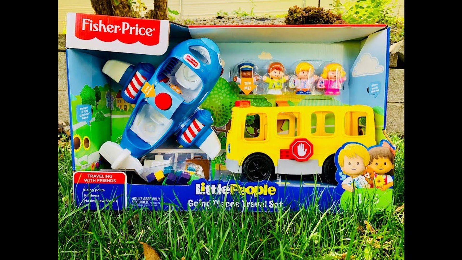fisher price airplane and bus