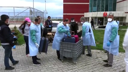 Karantinadaki 184 vatandaş memleketlerine uğurlandı