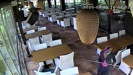 Filmleri aratmayan hırsızlık kamerada