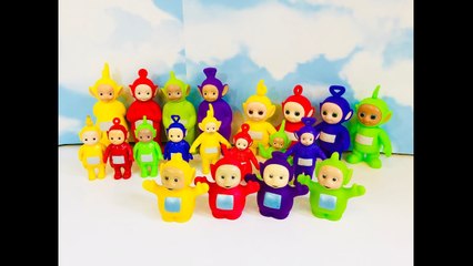 HUGE COLLECTION Teletubbies Play Figures Toys Po Tinky Winky Dipsy and LAA LAA-