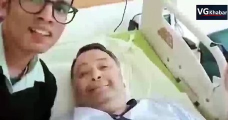 आईसीयू  में ऋषि कपूर के साथ वीडियो बनाने वाले पर FIR कर सकते है कपूर परिवार