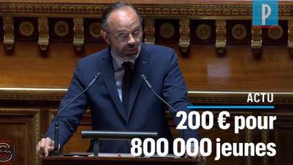 Philippe annonce une aide de 200€ pour 800 000 jeunes de moins de 25 ans