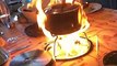 Birthday Dinner Engulfed in Flames