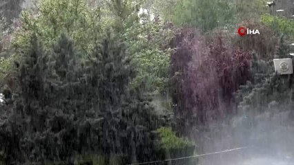 Kırıkkale'de kuvvetli yağış