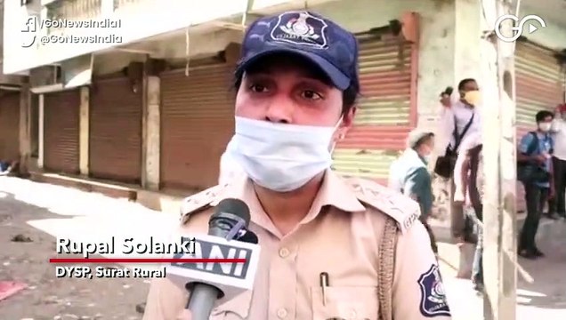 सूरत में प्रवासी मज़दूरों और पुलिस के बीच संघर्ष, आंसू गैस के गोले छोड़े गए