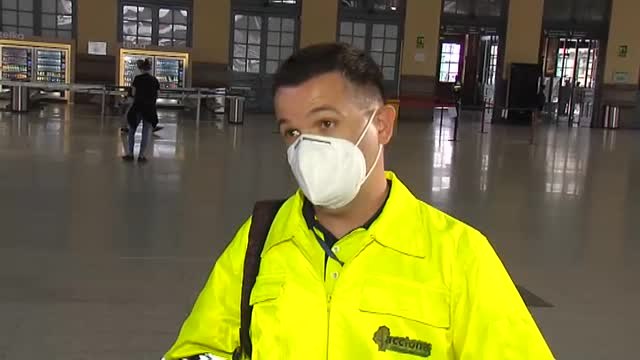 Mascarillas obligatorias y la mitad de asientos en el transporte público