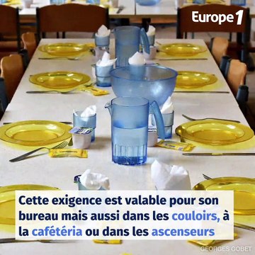 Retour au travail le 11 mai : Distances entre salariés, désinfection des locaux et fourniture de masques de protection dans les entreprises