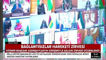 Bağlantısızlar Hareketi liderlerinden koronavirüsle mücadelede dayanışma mesajı