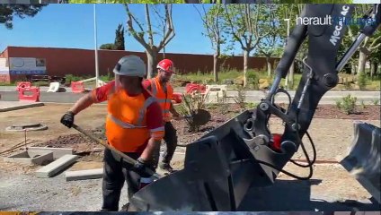 LE CAP D'AGDE - Le point sur l'avancée de travaux de l'entrée de l'île des loisirs